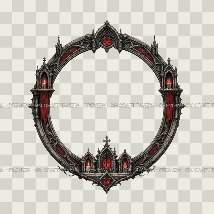 Ashen Chapel Borders product preview 2