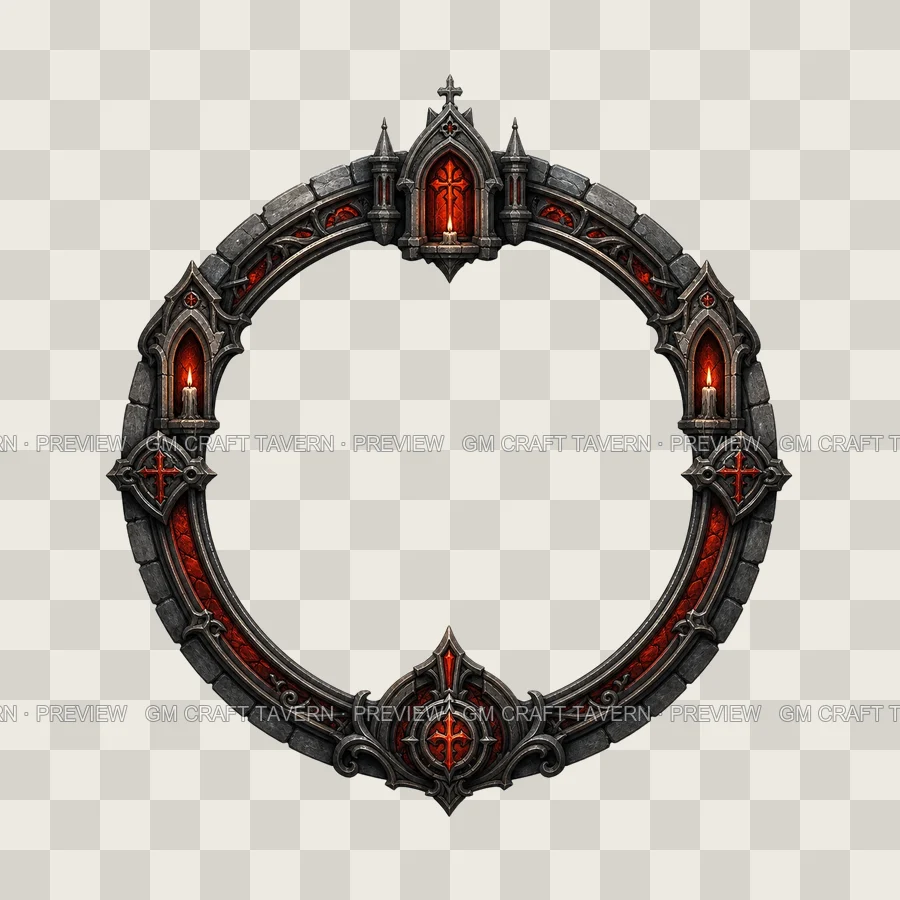 Ashen Chapel Borders product preview 4