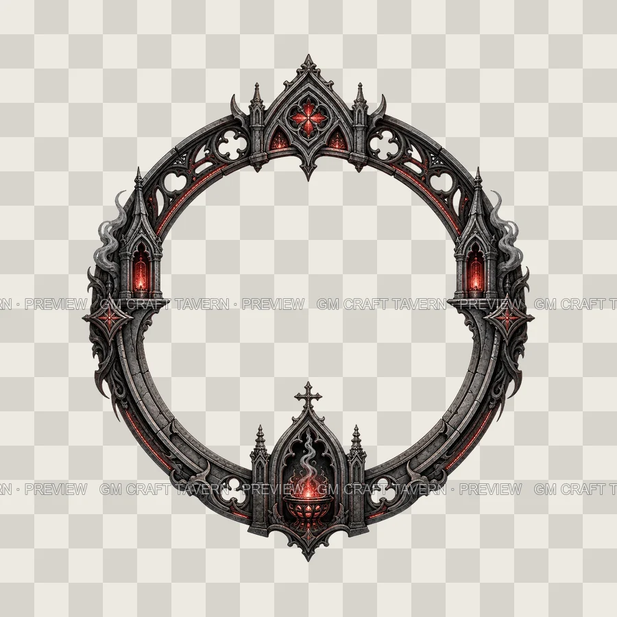 Ashen Chapel Borders product preview 10