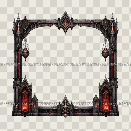 Border 54 top-down token preview