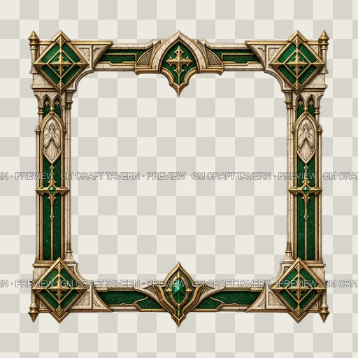Border 61 top-down token preview