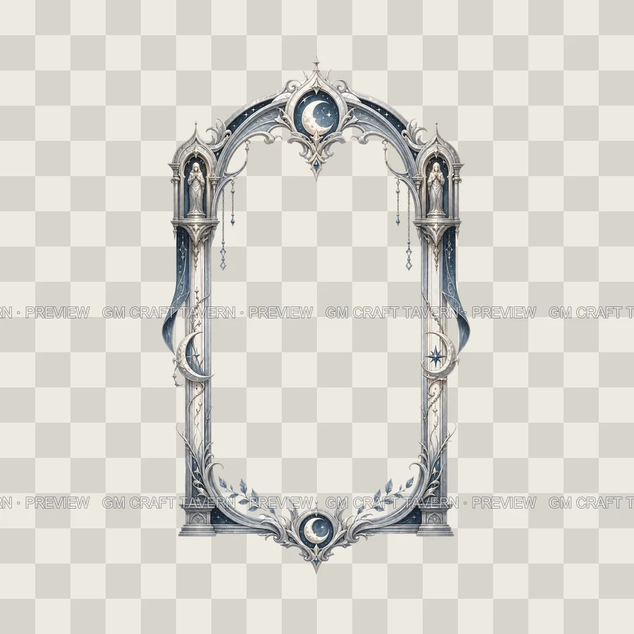 Moon Hallowed Niche Borders product preview 1