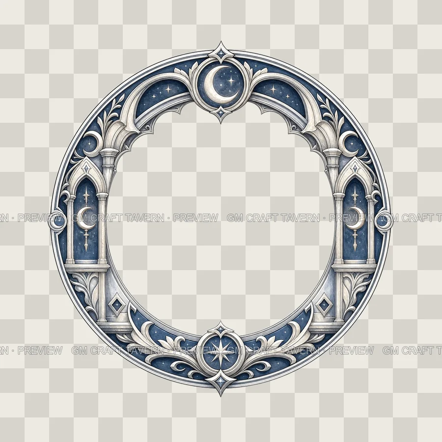 Moon Hallowed Niche Borders product preview 2