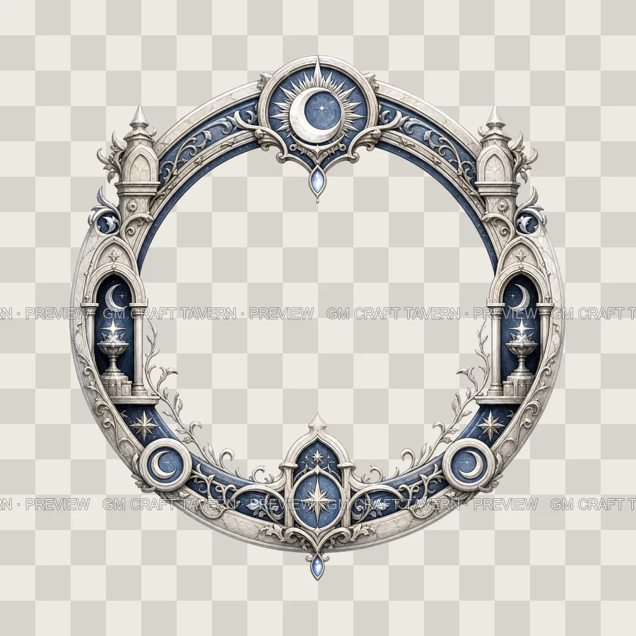 Moon Hallowed Niche Borders product preview 3