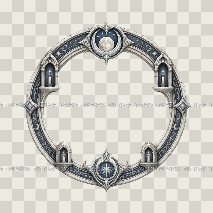Moon Hallowed Niche Borders product preview 9
