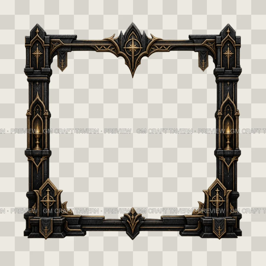 Obsidian Altar Keep Borders product preview 2