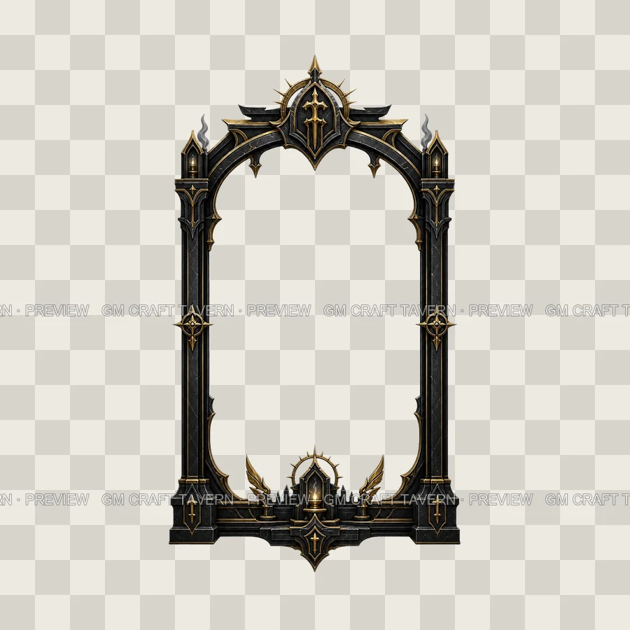 Obsidian Altar Keep Borders product preview 4