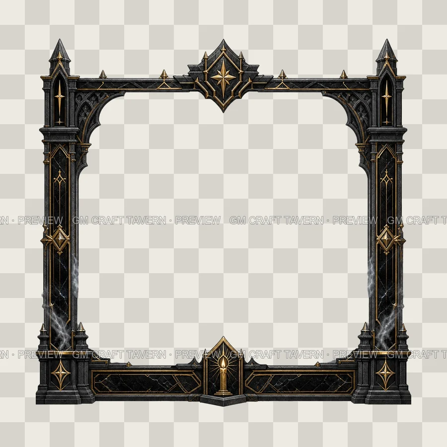 Obsidian Altar Keep Borders product preview 6