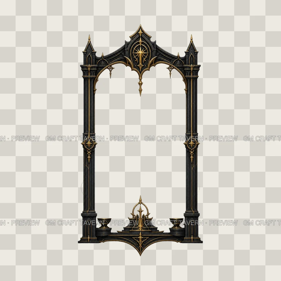 Obsidian Altar Keep Borders product preview 8