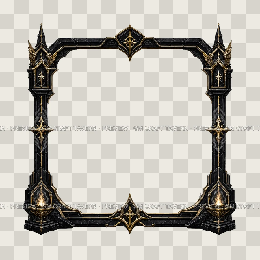 Obsidian Altar Keep Borders product preview 10