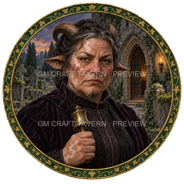 Aperçu du token vu du dessus de Durg Stonebrook - Barde