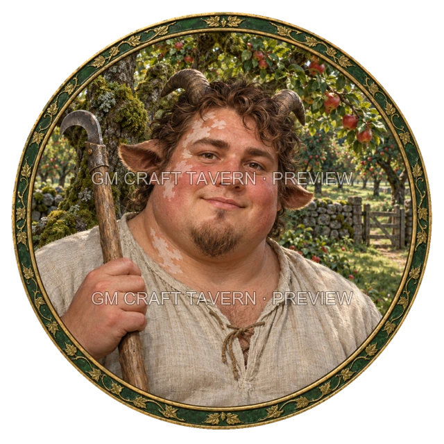 Aperçu du token vu du dessus de Besha Reedvale - Druide