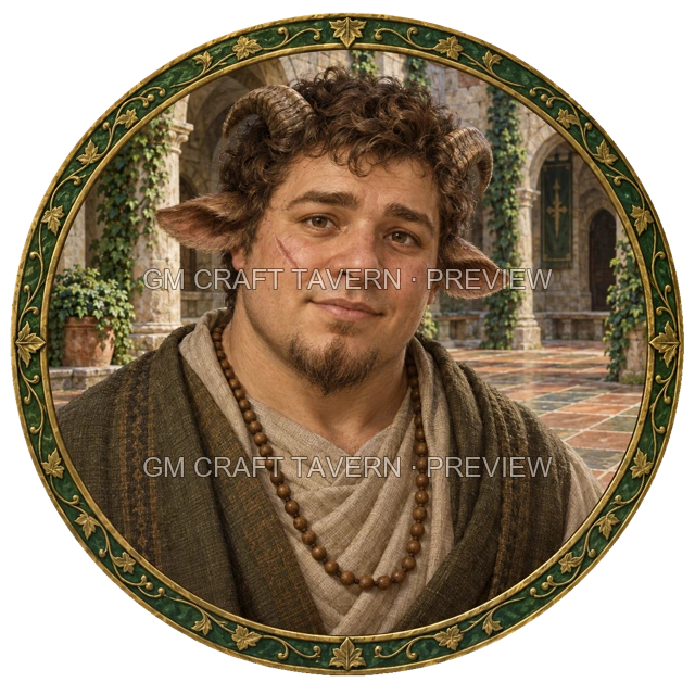 Aperçu du token vu du dessus de Besha Ashfield - Moine