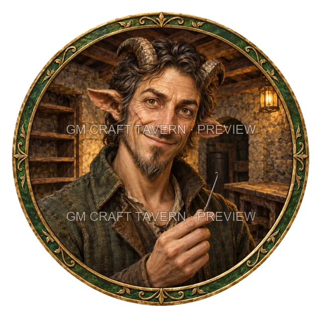 Aperçu du token vu du dessus de Varka Duskford - Roublard