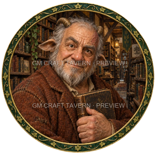 Aperçu du token vu du dessus de Morga Birchhaven - Marchand