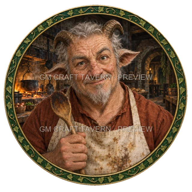 Morga Westmere - aperçu de token d’aubergiste vu du dessus