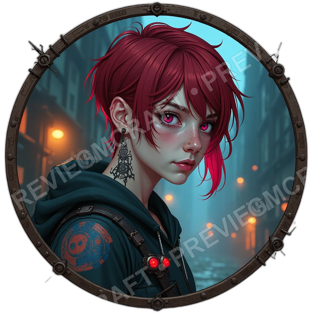 Railway Picker, Male, Telescoping Salvage Arm, Coal Dust Lens, Necklace Of Scav Parts, Patchworked Powercells Strapped, Scavengers, , Age,1.8, 0001 top-down token preview