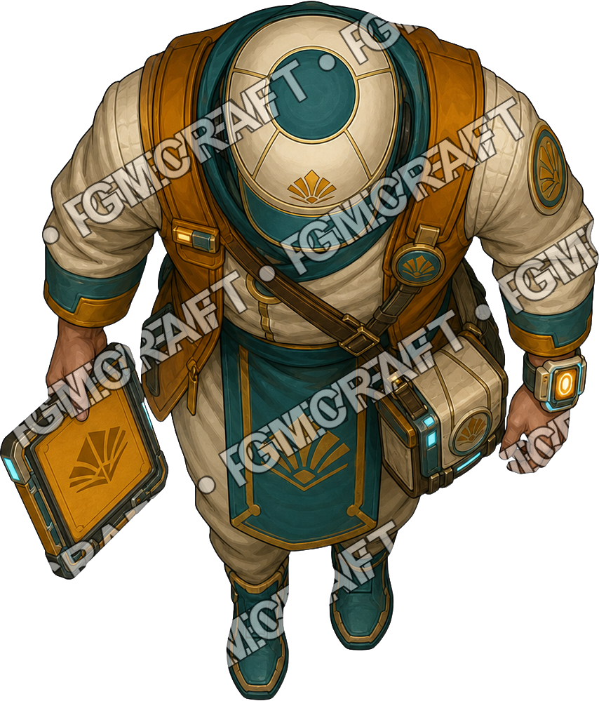 Amber Toll Clerk top-down token preview