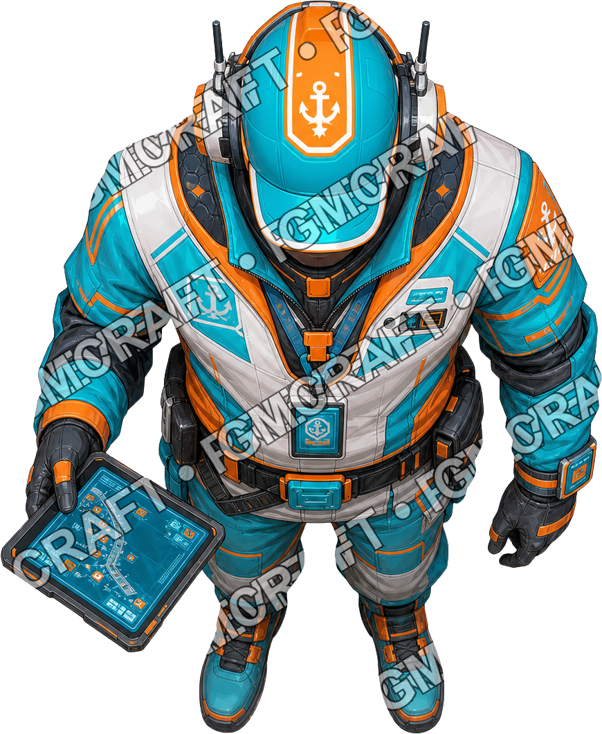 Neon Harbor Controller top-down token preview