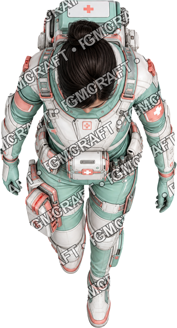 Airlock Triage Nurse top-down token preview