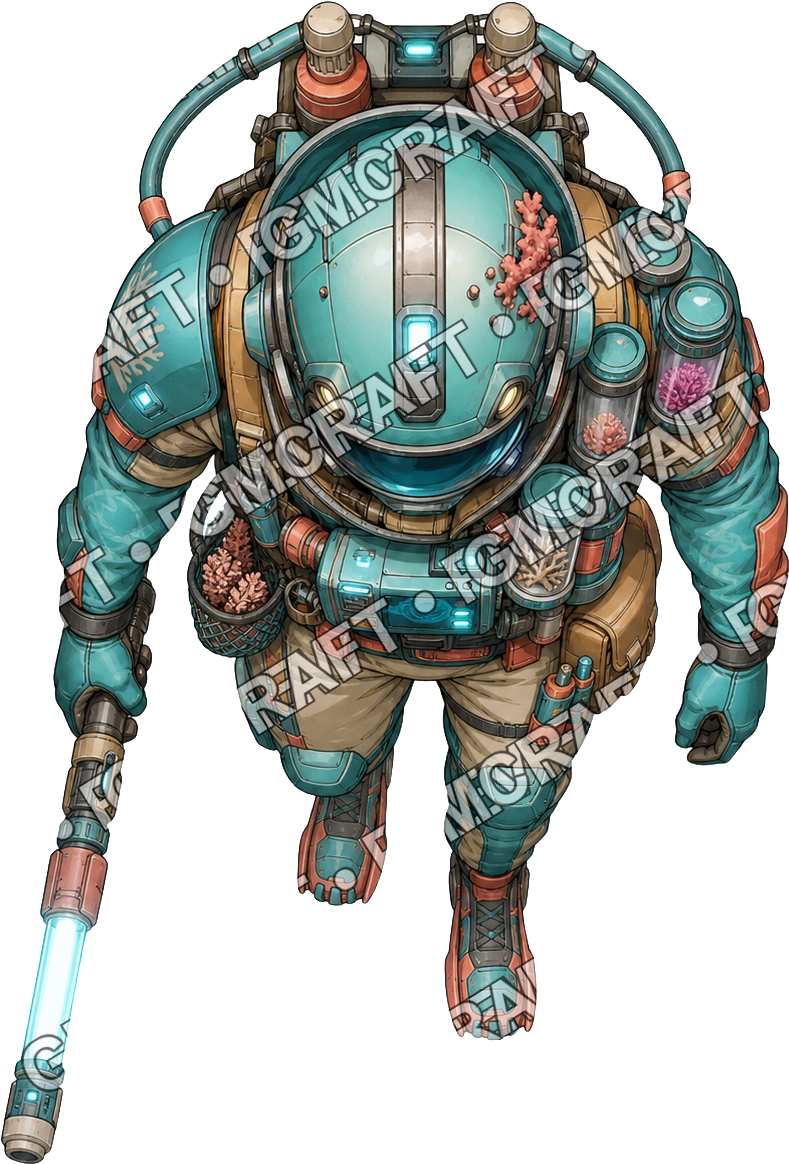 Foamshard Sampler top-down token preview
