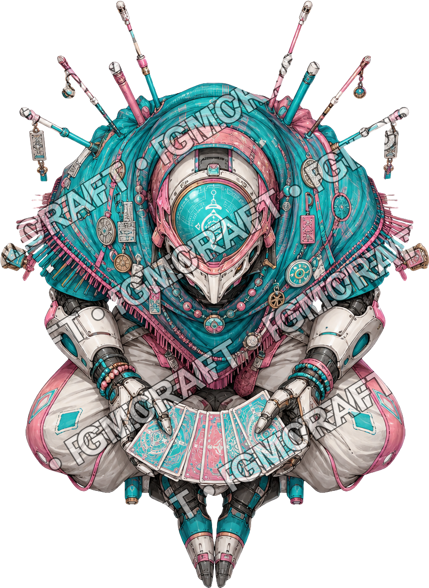 Neon Tent Fortune Hacker top-down token preview