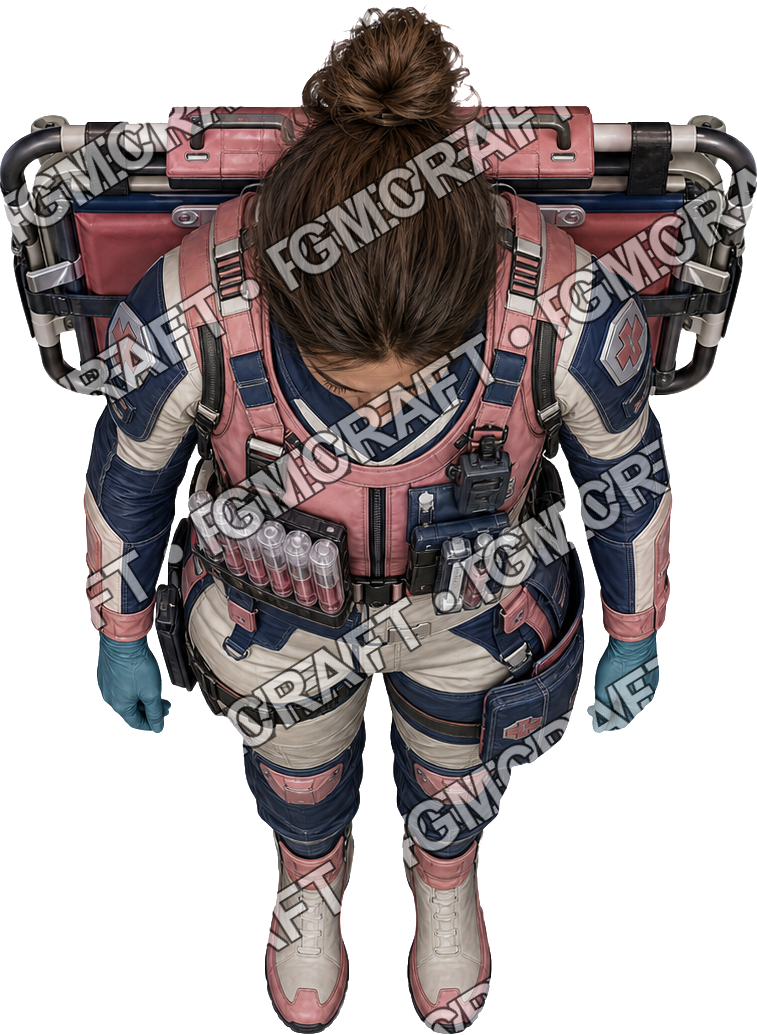 Stretcher Harness Nurse top-down token preview