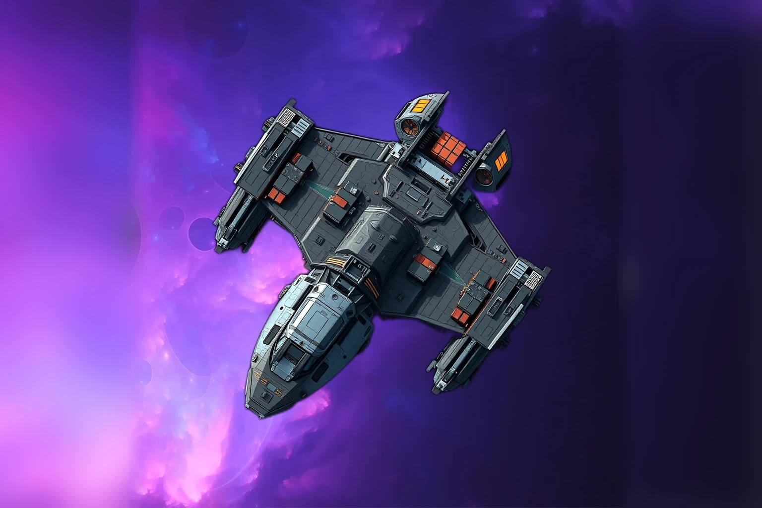 Aperçu du produit Vaisseaux spatiaux de science-fiction en 2D 6