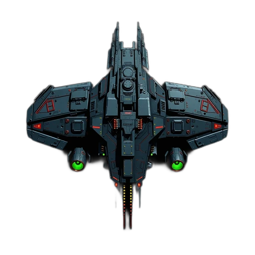 Aperçu du token vu du dessus de l'intercepteur Prédateur du vide
