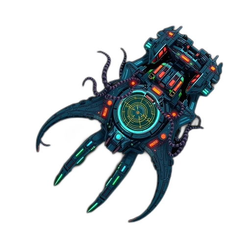 Aperçu du token vu du dessus de l'infiltrateur Kraken cybernétique