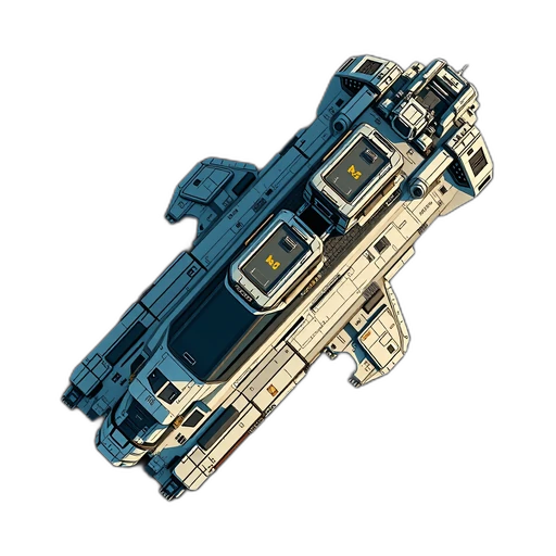Aperçu du token vu du dessus du cargo intergalactique