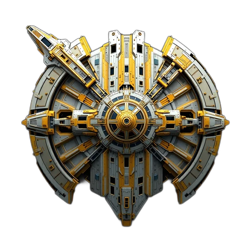 Aperçu du token vu du dessus du yacht Empyrée galactique