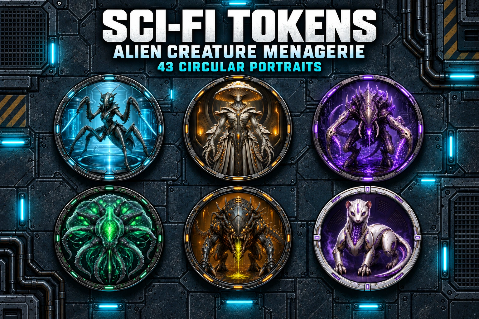 Aperçu du produit Ménagerie de créatures extraterrestres