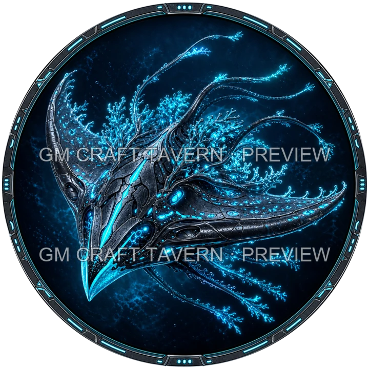 Bioluminescent Biomechanical Sea Creatures product preview 6