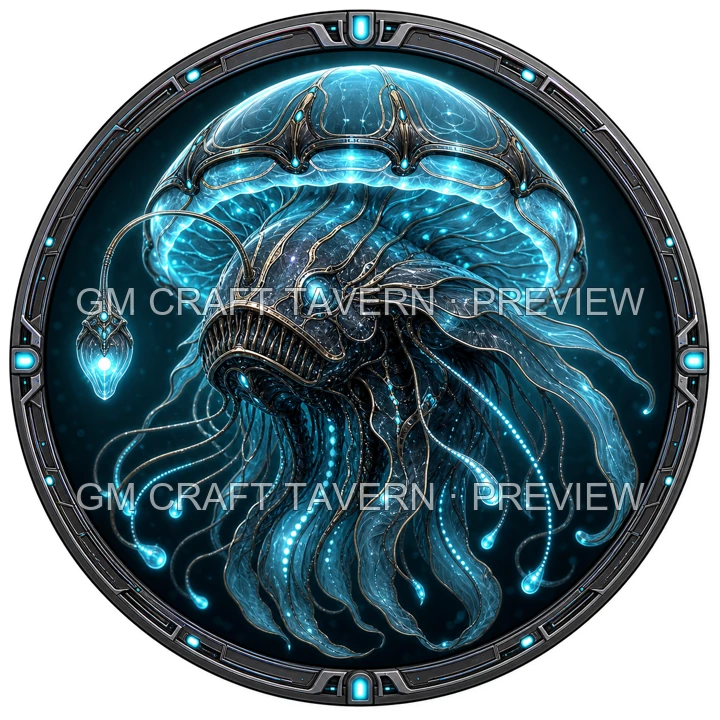 Bioluminescent Biomechanical Sea Creatures product preview 8