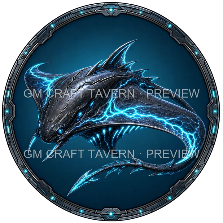 Bioluminescent Biomechanical Sea Creatures product preview 11