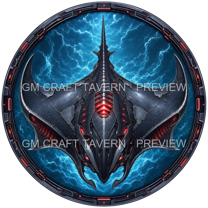 Bioluminescent Biomechanical Sea Creatures product preview 18