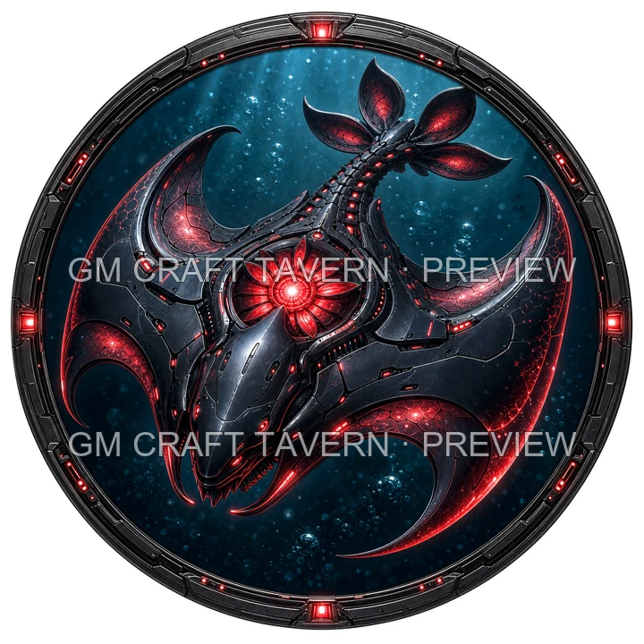 Bioluminescent Biomechanical Sea Creatures product preview 19
