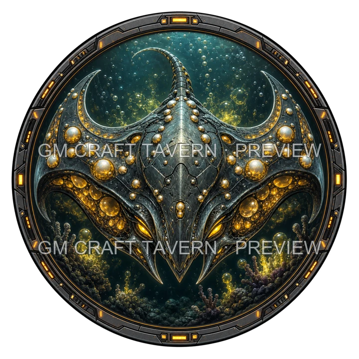 Bioluminescent Biomechanical Sea Creatures product preview 21