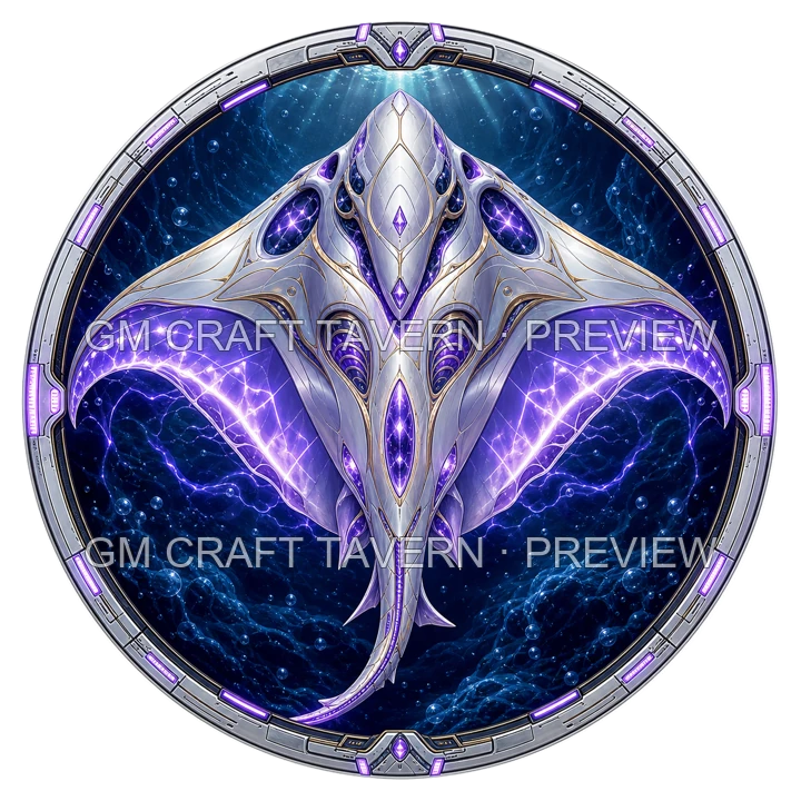 Bioluminescent Biomechanical Sea Creatures product preview 30