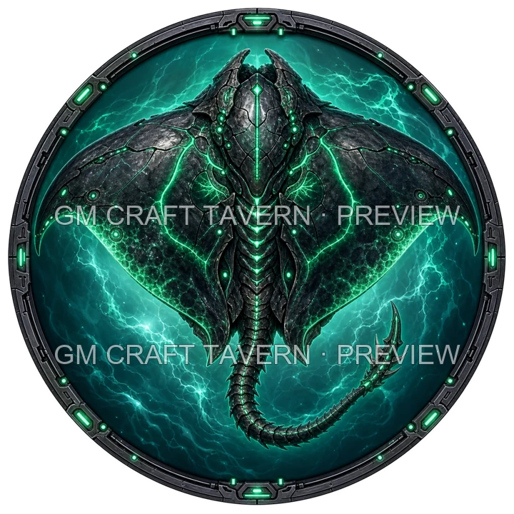 Bioluminescent Biomechanical Sea Creatures product preview 31