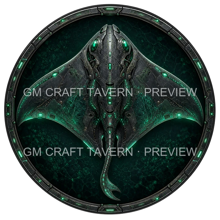 Bioluminescent Biomechanical Sea Creatures product preview 33
