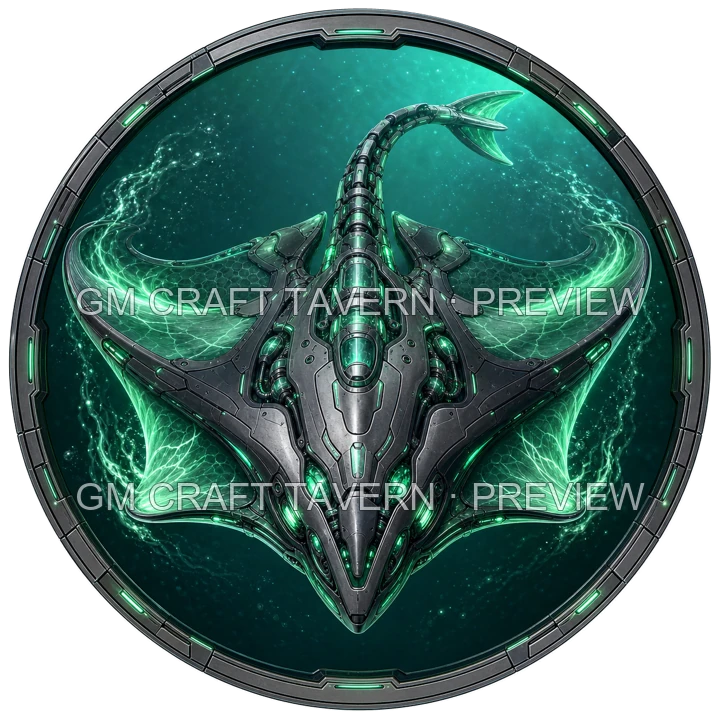 Bioluminescent Biomechanical Sea Creatures product preview 34