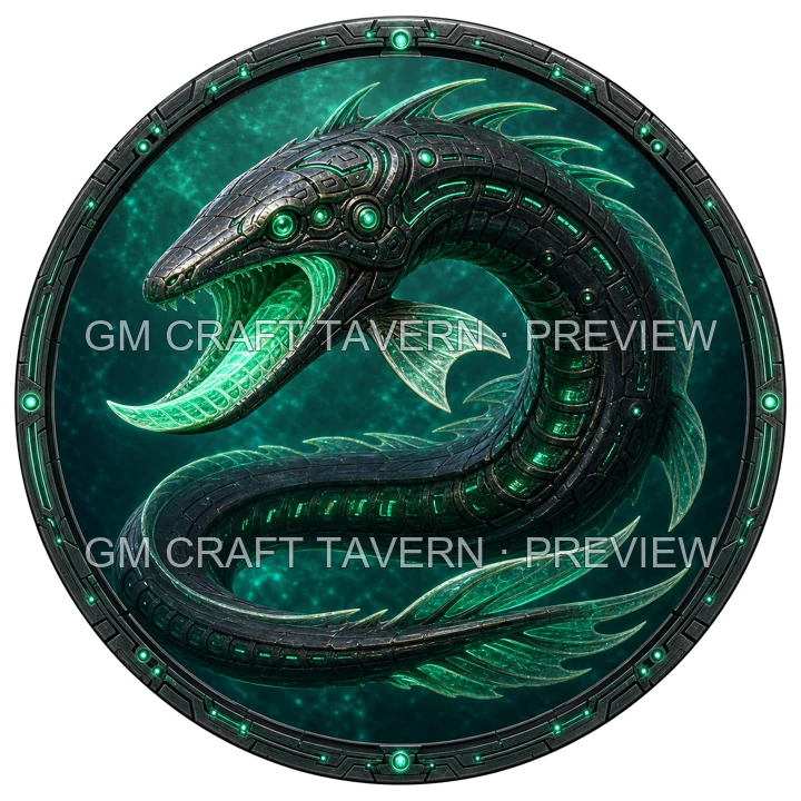 Bioluminescent Biomechanical Sea Creatures product preview 35