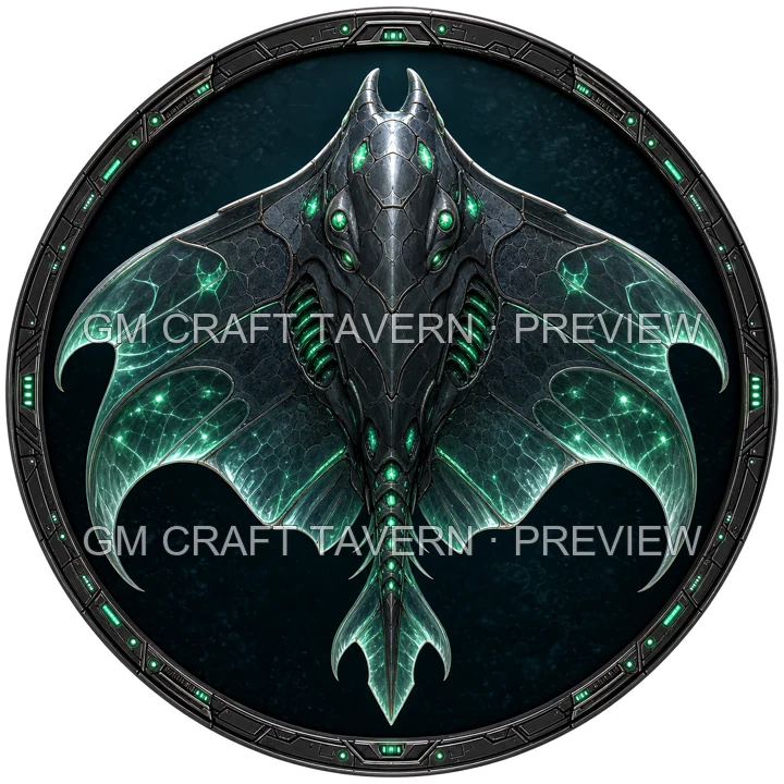Bioluminescent Biomechanical Sea Creatures product preview 36