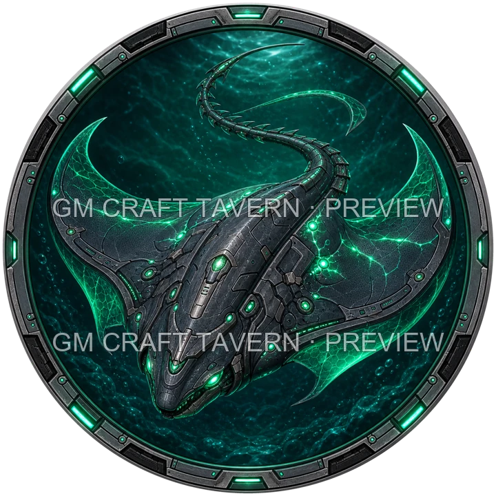 Bioluminescent Biomechanical Sea Creatures product preview 37