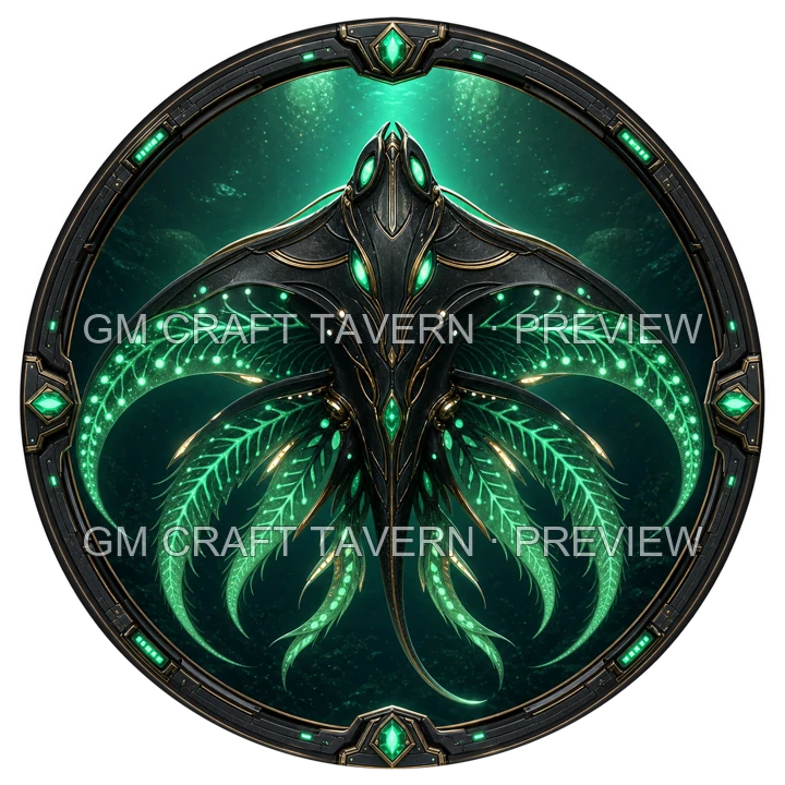 Bioluminescent Biomechanical Sea Creatures product preview 38
