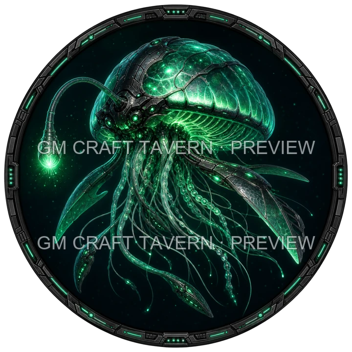 Bioluminescent Biomechanical Sea Creatures product preview 40
