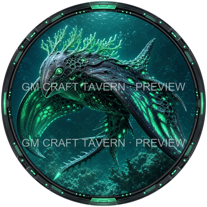 Bioluminescent Biomechanical Sea Creatures product preview 41