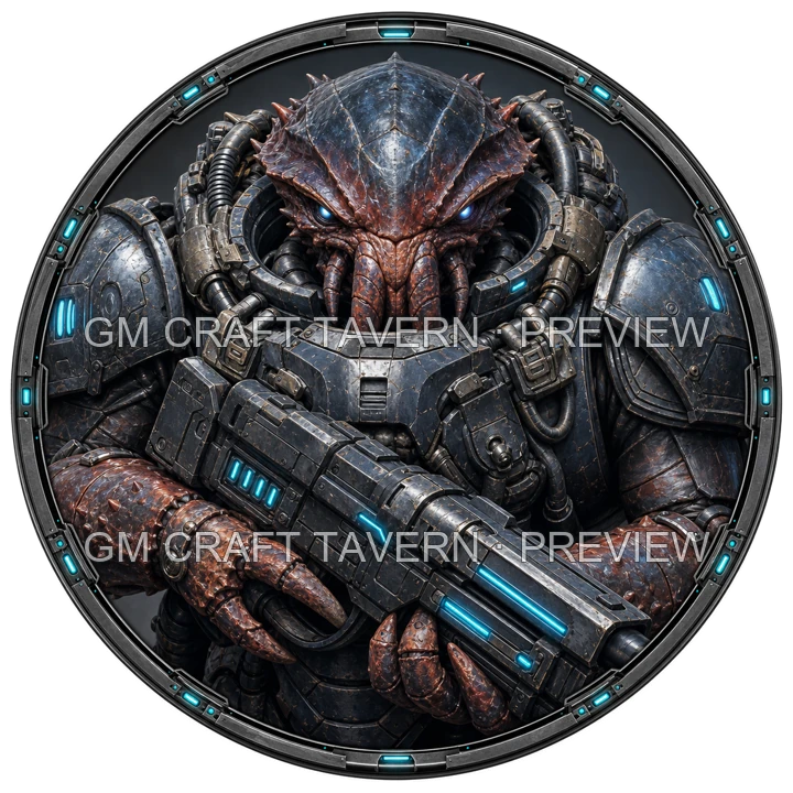 Armored Alien Riflemen product preview 5